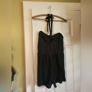 Wild Fable Black Halter Romper